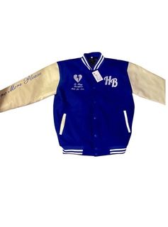 Blue Varsity Jacket – DressYourEgo