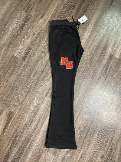 NMHB (Black) Stacked Sweatpants